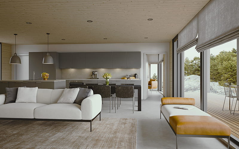 Premium Photo | Interior-design, zen modern living room japanese style.3d  rendering