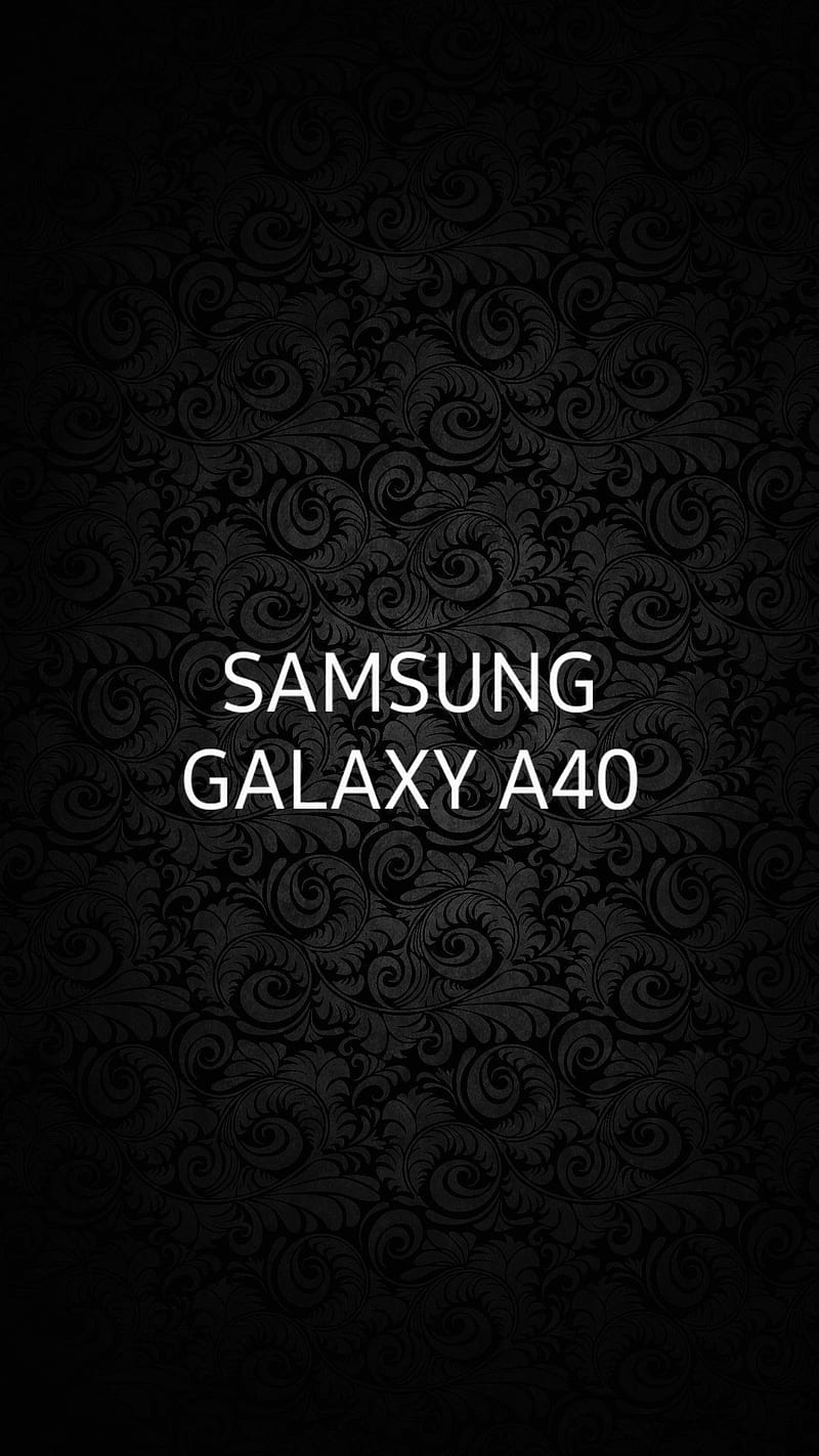 A40, black, samsung, HD phone wallpaper