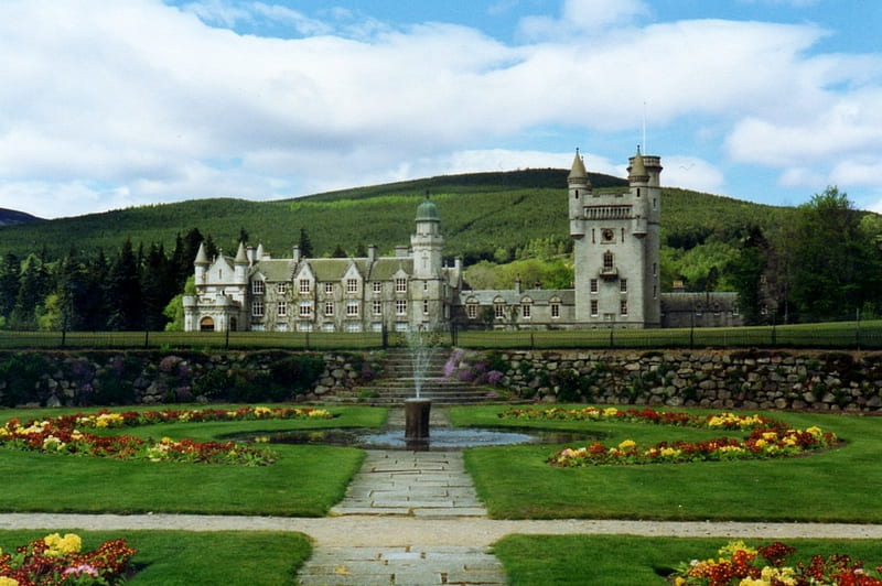 Balmoral Castle, balmoral, scotland, old, castle, HD wallpaper