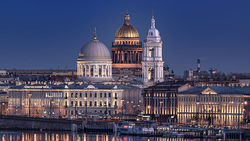 Saint Isaac's Cathedral In Russia Saint Petersburg Travel, HD wallpaper