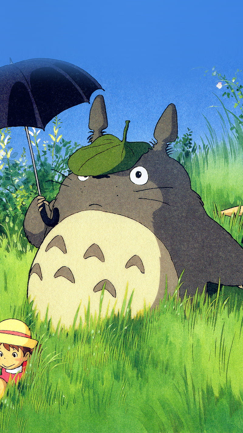 Totoro Anime, tororo, anime, HD phone wallpaper