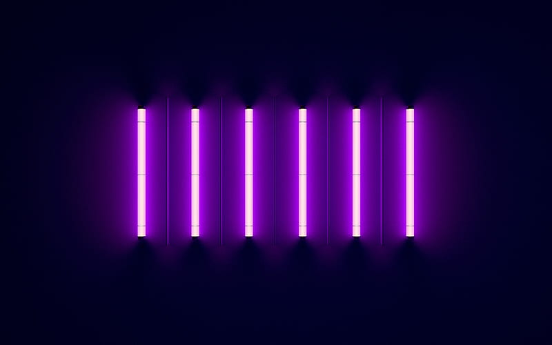 Neon Lights Purple, neon, graphy, purple, HD wallpaper