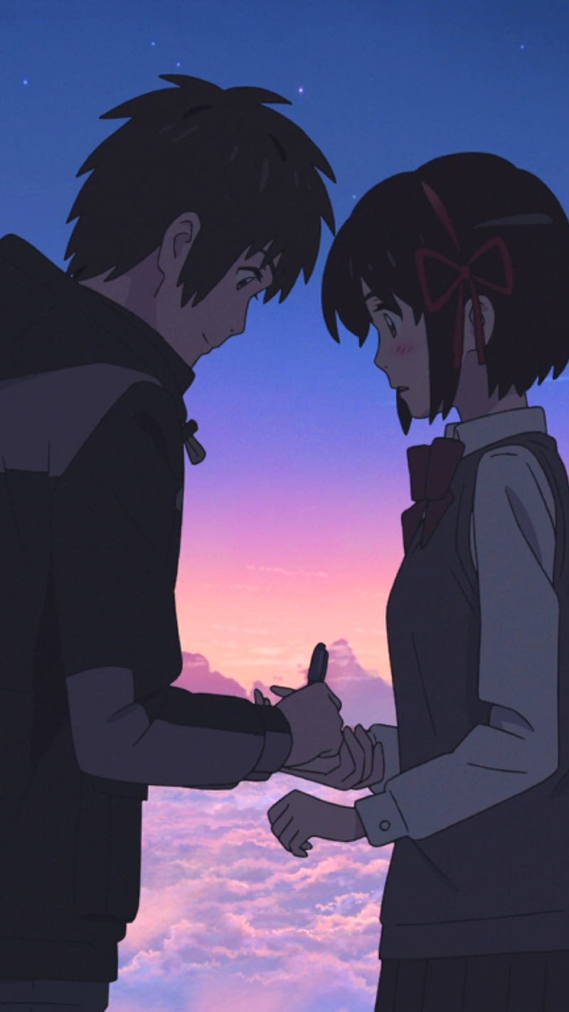 Your Name Anime 2, cartoon, love, love story, your name, your name anime,  HD phone wallpaper | Peakpx