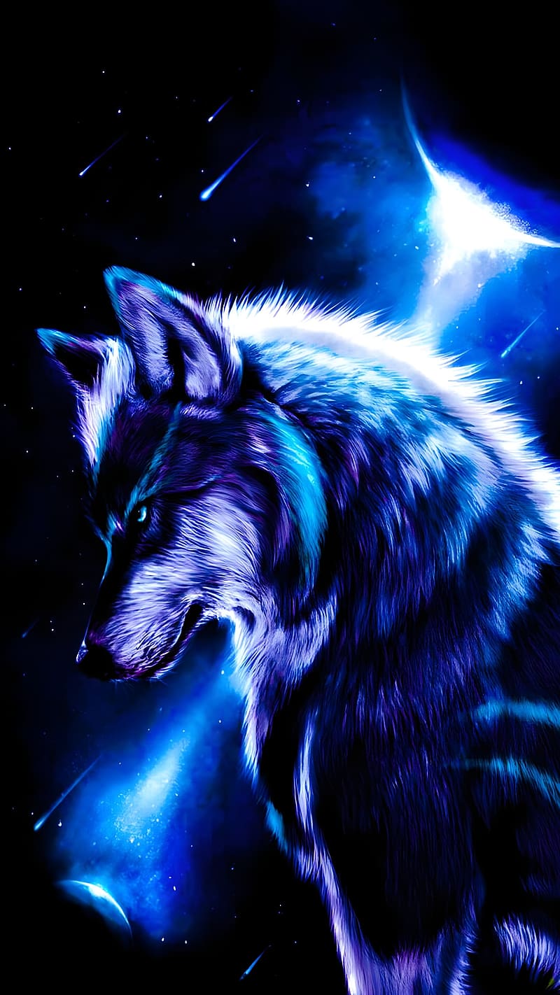 Gb Whatsapp Dp, Wolf, animal, art work, HD phone wallpaper | Peakpx