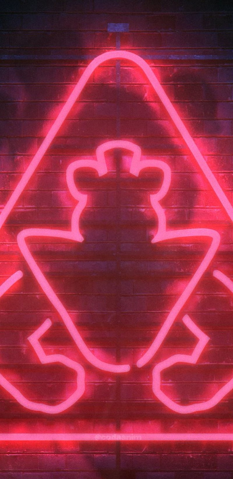 Fnaf security breach, neon, HD phone wallpaper