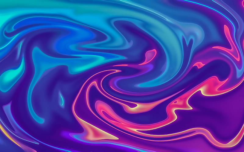 violet liquid background liquid textures, waves textures, wavy backgrounds, violet backgrounds, water textures, abstract waves backgrounds, HD wallpaper