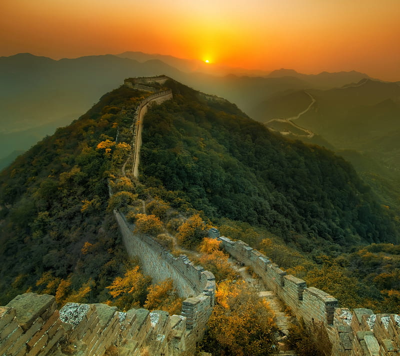 China Wall, great wall of china, wonder, HD wallpaper