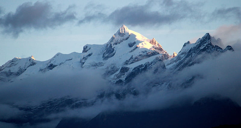 Hills, kanchanjangha, mountain, sikkim, snow, HD wallpaper | Peakpx