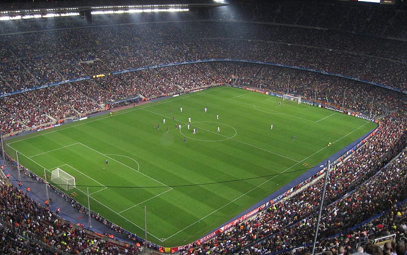 Camp Nou Stadium, football, stadiums, spanish, esports, fc barcelona, HD wallpaper