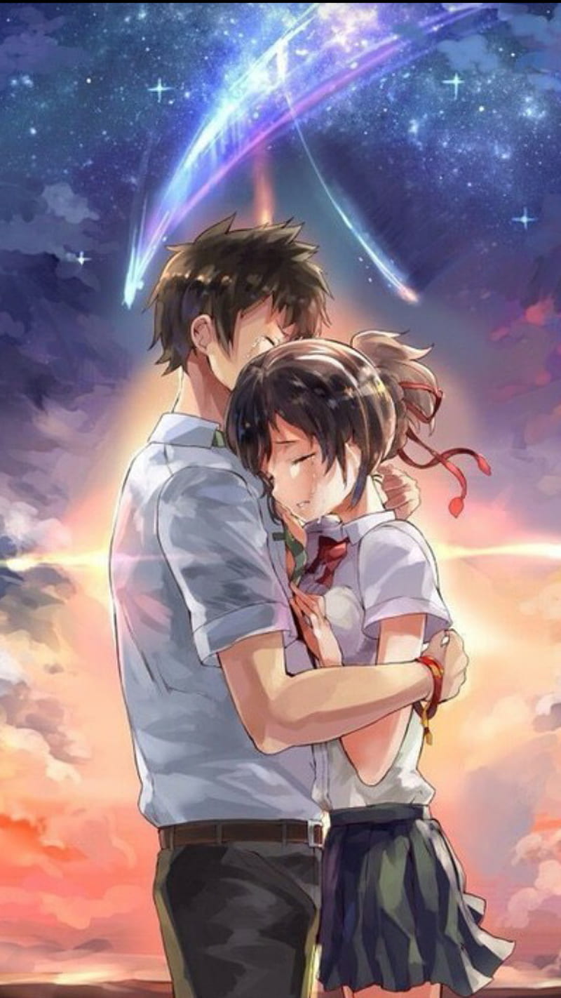 Cute Anime Couple Live Wallpaper - free download