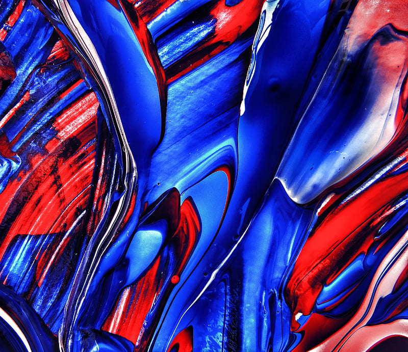 Blue and Red Abstract Painting, HD wallpaper | Peakpx