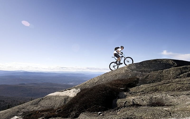 mountain climbing cyclist, mountain, cyclist, climbing, esports, HD wallpaper