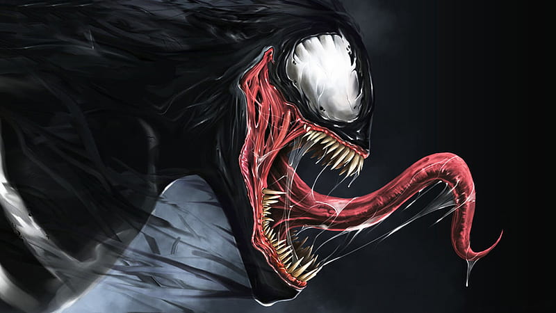 Digital Art Venom, venom, digital-art, , supervillain, superheroes, artist, artwork, HD wallpaper