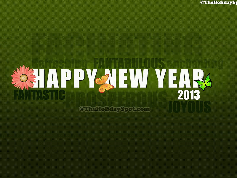 Happy New Year 2013 theme 24, HD wallpaper