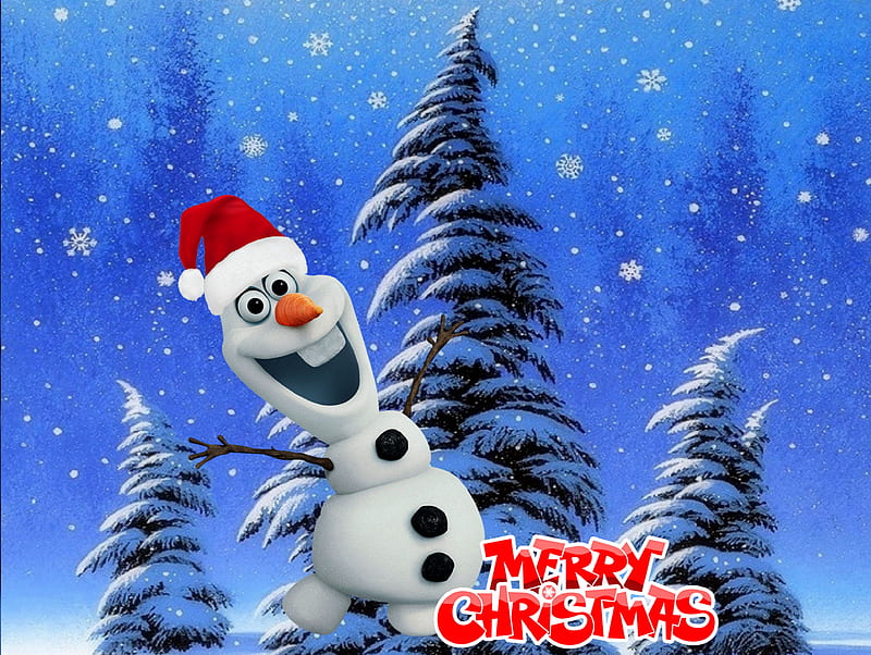 Feliz navidad, congelado, olaf, muñeco de nieve, muñeco de nieve olaf,  navidad, Fondo de pantalla HD | Peakpx