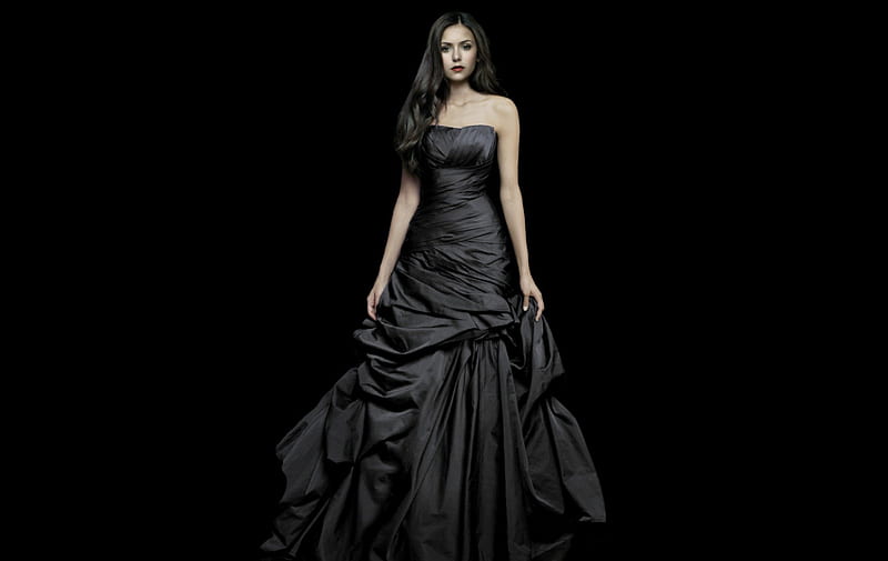 Charming Nina Dobrev in revealing black dress 🖤 : r/Sophisticated_Beauty