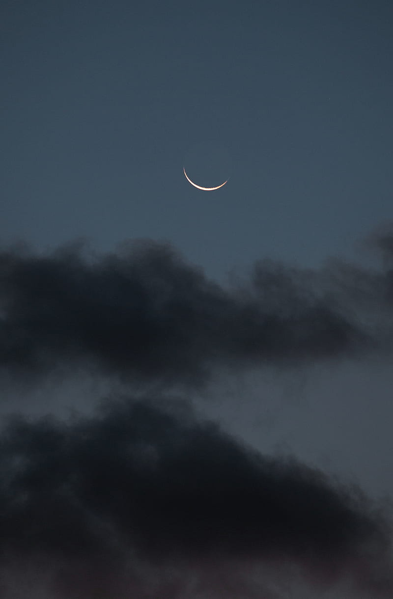 Moon, clouds, darkness, night, HD phone wallpaper | Peakpx