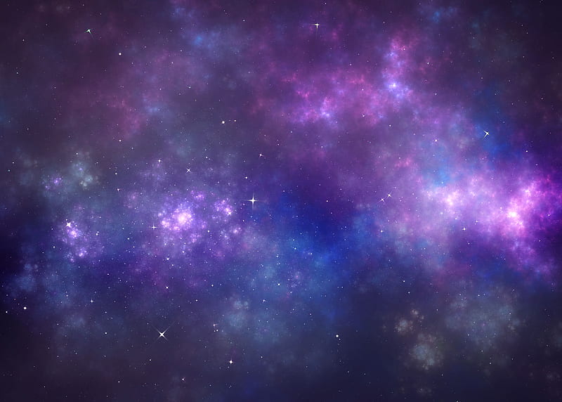 space, nebula, stars, clouds, light, HD wallpaper