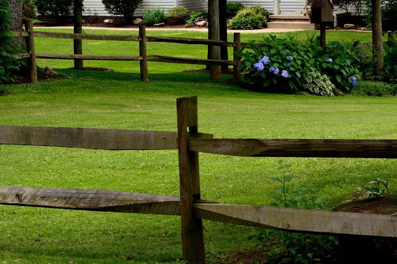 Quaint Country Fence, fence, old fence, wooden fence, scenic fence, country fence, HD wallpaper