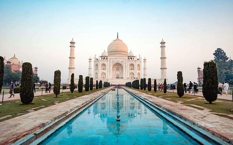 Taj Mahal Agra India 2018 Architectural graphy, HD wallpaper