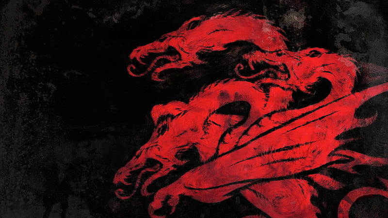 MSI Gaming Wallpaper 4K Dragon Fire Red background 7850
