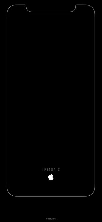 iPhone X, amoled, black, black amoled, iphone 11, iphone 11, iphone amoled, iphone minimal, HD phone wallpaper