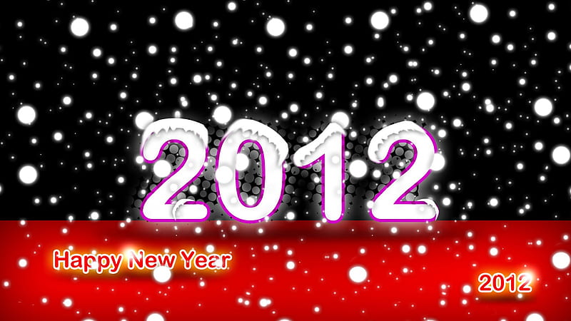 Happy New Year-2012 Year theme 30, HD wallpaper