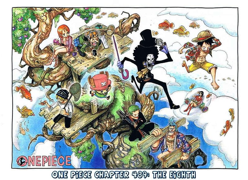 Sky Land, pirates, anime, luffy, brook, one piece, HD wallpaper | Peakpx