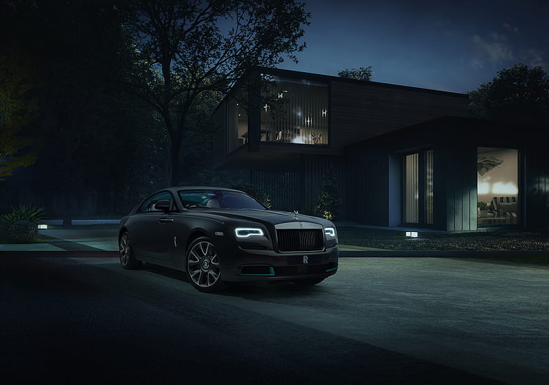 Rolls Royce, Rolls-Royce Wraith, Black Car, Car, Luxury Car, Rolls-Royce, HD wallpaper