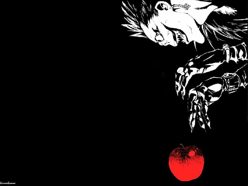 Death Note, red, death, black, shinigami, anime, shini, note, white, god,  gami, HD wallpaper | Peakpx
