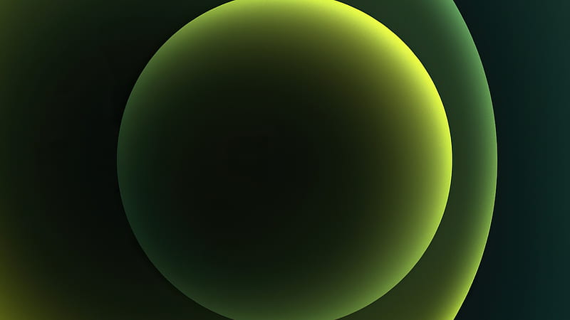 iPhone 12, green, abstract, Apple October 2020 Event, HD wallpaper