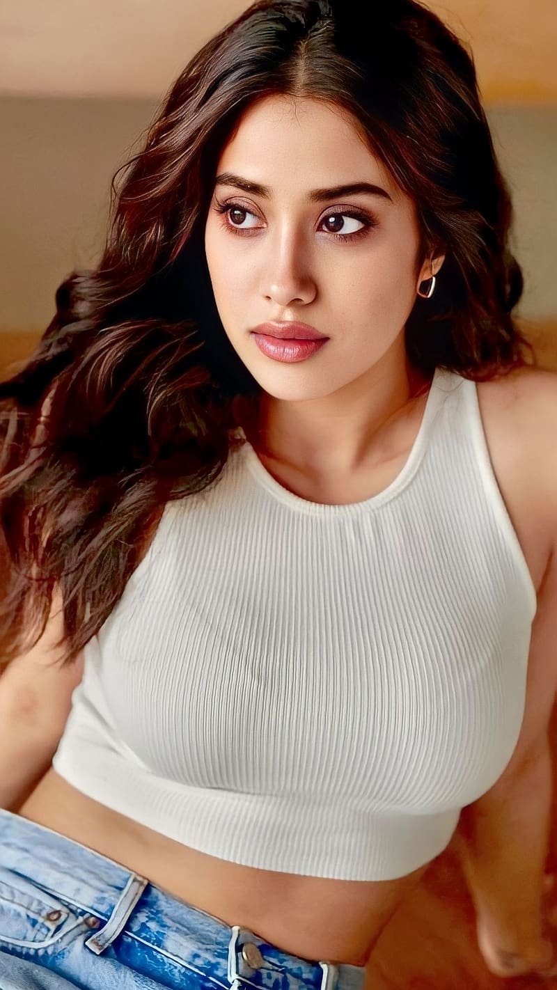 Jahnavi kapoor, bollywood actress, model, HD phone wallpaper