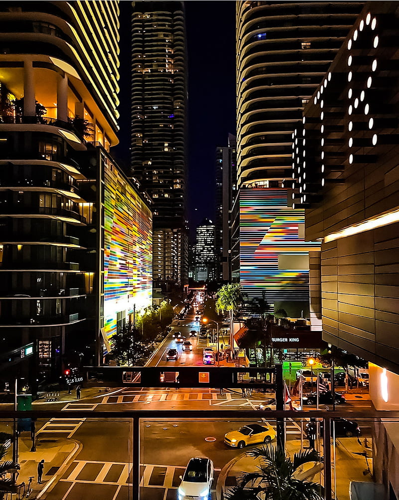 City lights, big city, night lights, HD phone wallpaper | Peakpx