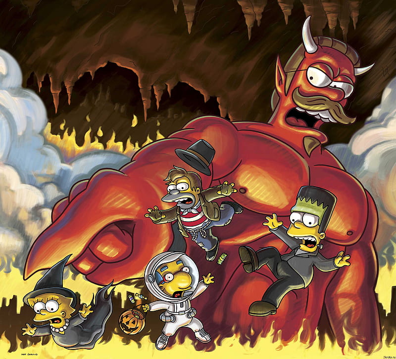 sad devil homer wallpaper by MattFastix43 - Download on ZEDGE™
