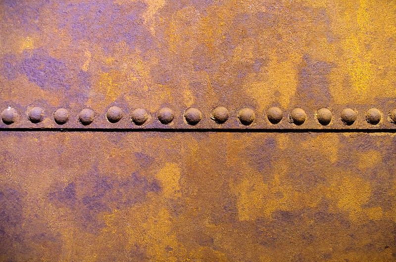 metal, rust, spots, surface, texture, HD wallpaper
