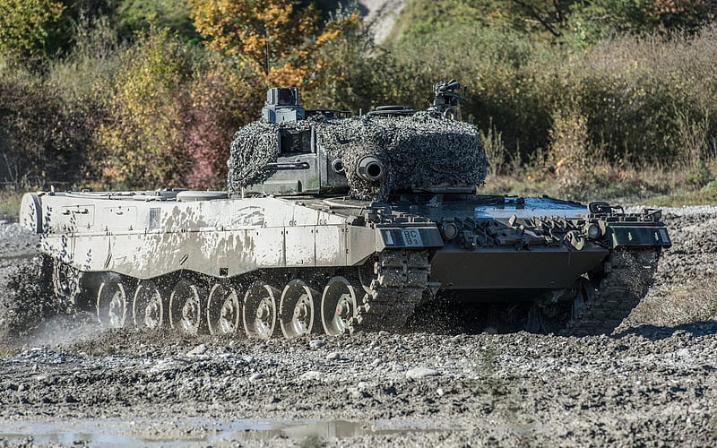 Leopard 2, Battle Tank, Germany, polygon, German tanks, HD wallpaper