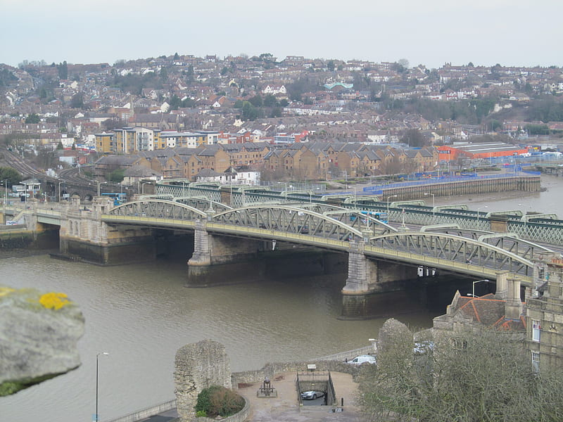 Rochester Road & Rail Bridges, Crossings, Architecture, Bridges, History, Rivers, HD wallpaper