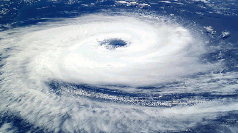 Earth, Hurricane, From Space, HD wallpaper