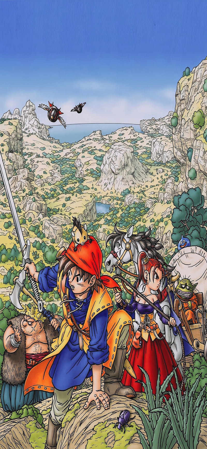 Dragon Quest , akira toriyama, dragon quest, viii, HD phone wallpaper