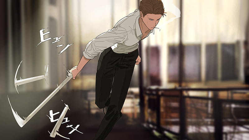 Kento Nanami With Sword Jujutsu Kaisen, HD wallpaper