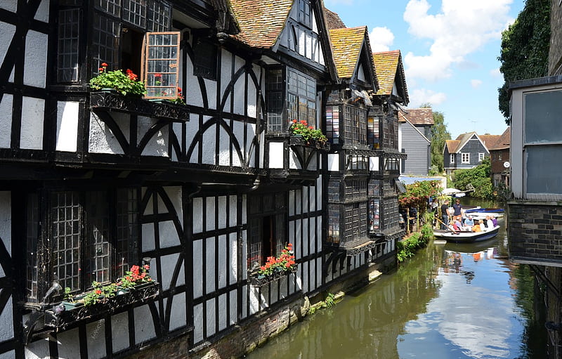England, Home, channel, England, canal, Canterbury, Canterbury for , section город, HD wallpaper