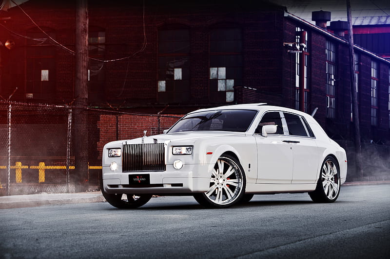White Rolls Royce, rolls-royce, carros, HD wallpaper