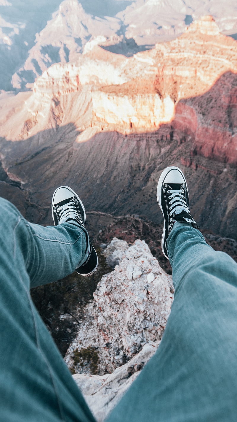 Canyon, mountain, nature, nervous, scary, vans, HD mobile wallpaper ...