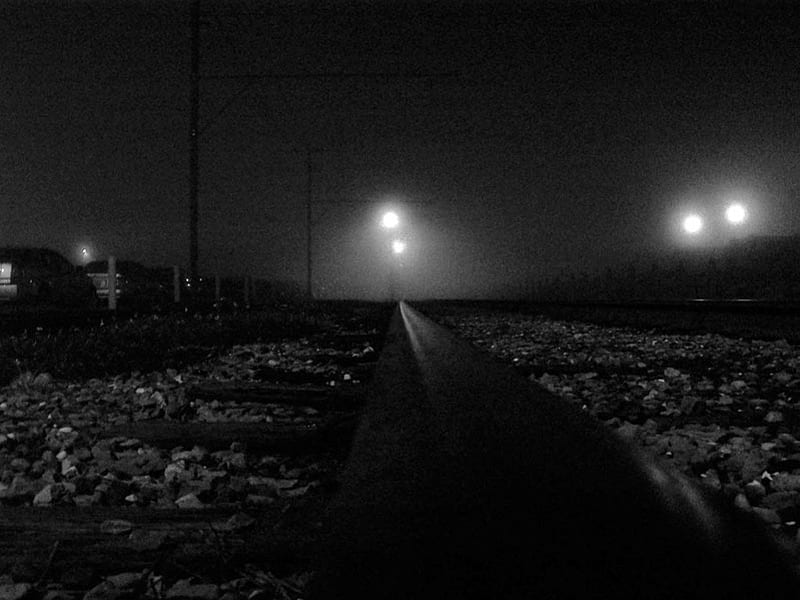 Out Of The Mist, Train, Railroad, Grainy, Ghost Train, Haunting, HD wallpaper