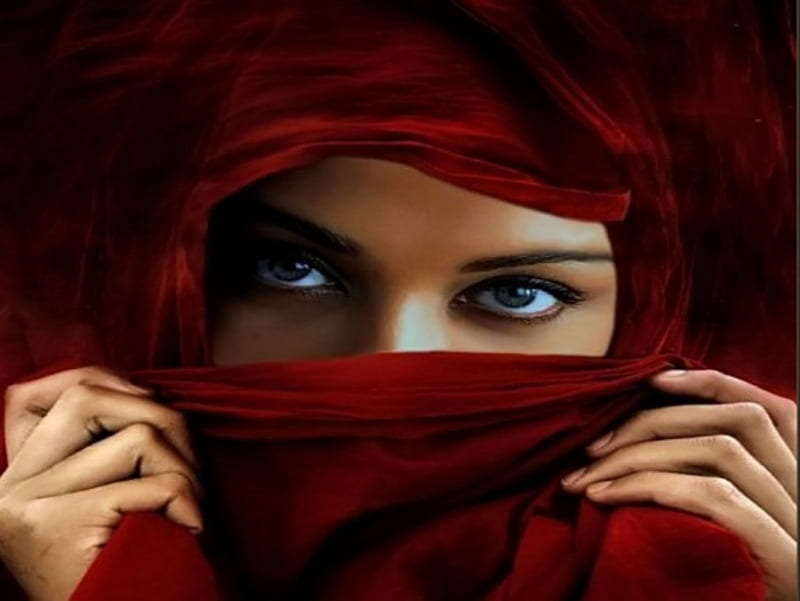 Arabic Beauty, female, veiled, arabic, beauty, woman, HD wallpaper