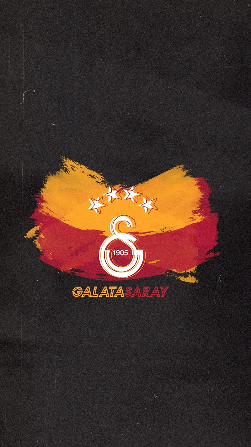 Galatasaray, aslan, cimbom, galata, gs, red, sarikirmizi, star, yellow, HD phone wallpaper