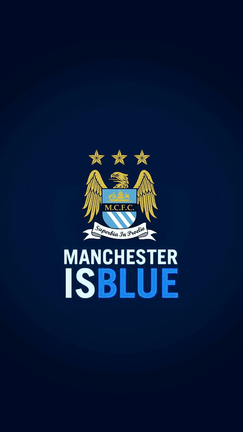 Manchester City, man city, manchester is blue, mcfc, mcr, HD phone wallpaper