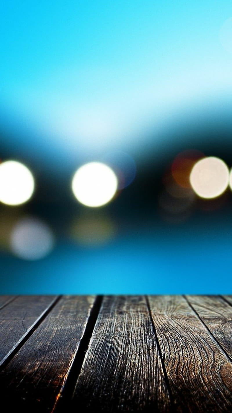 Blurry Lights, background, blur, light, water, wood, wooden, HD phone  wallpaper | Peakpx