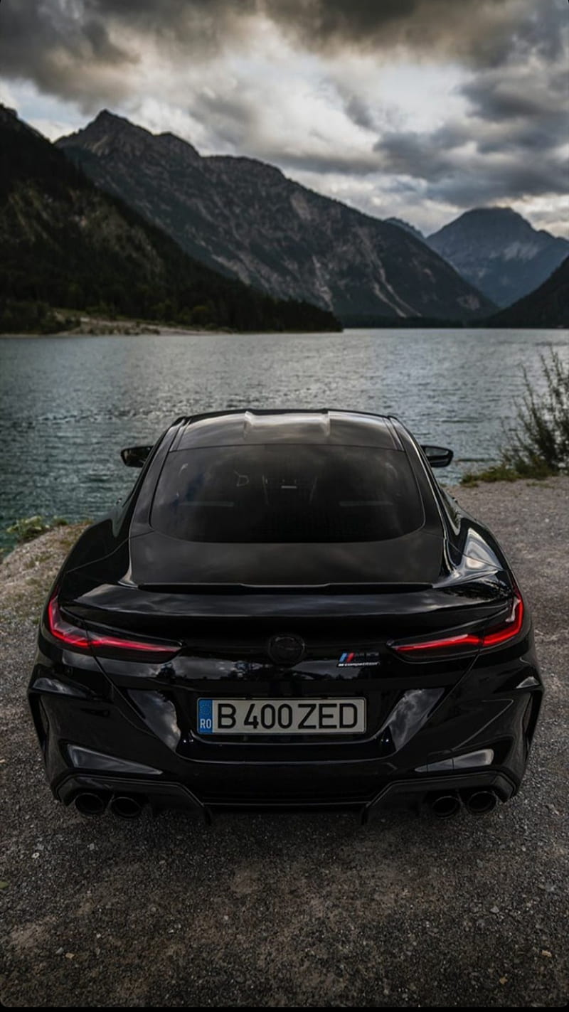 Zed BMW M8, black, car, tunning, HD phone wallpaper
