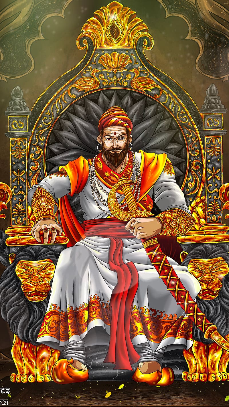 Chhatrapati Shivaji Maharaj , maza raja, lord, god, HD phone wallpaper